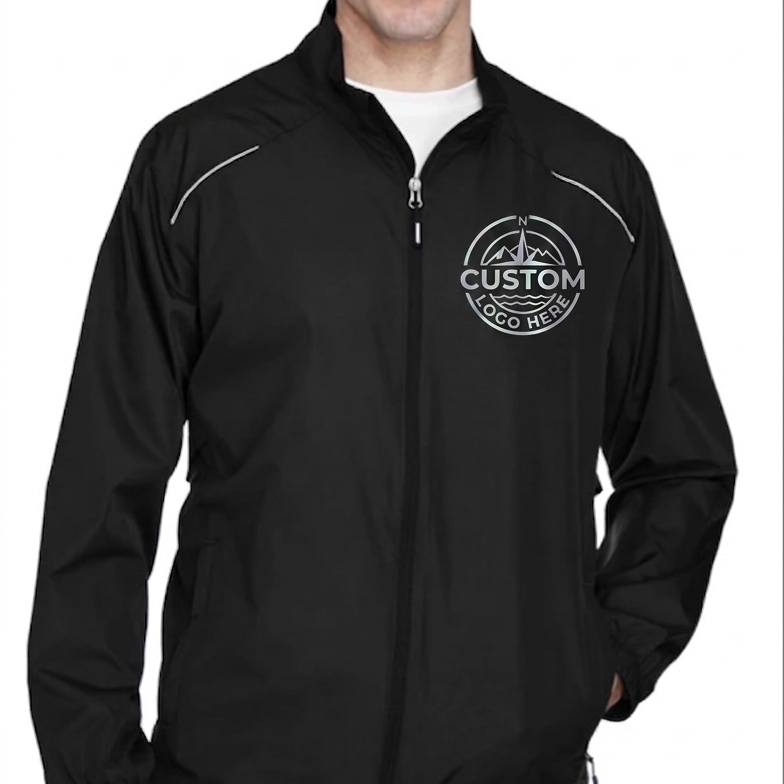 CUSTOM UNLINED LIGHTWEIGHT JACKET (REFLECTIVE OR SOLID) LOGO