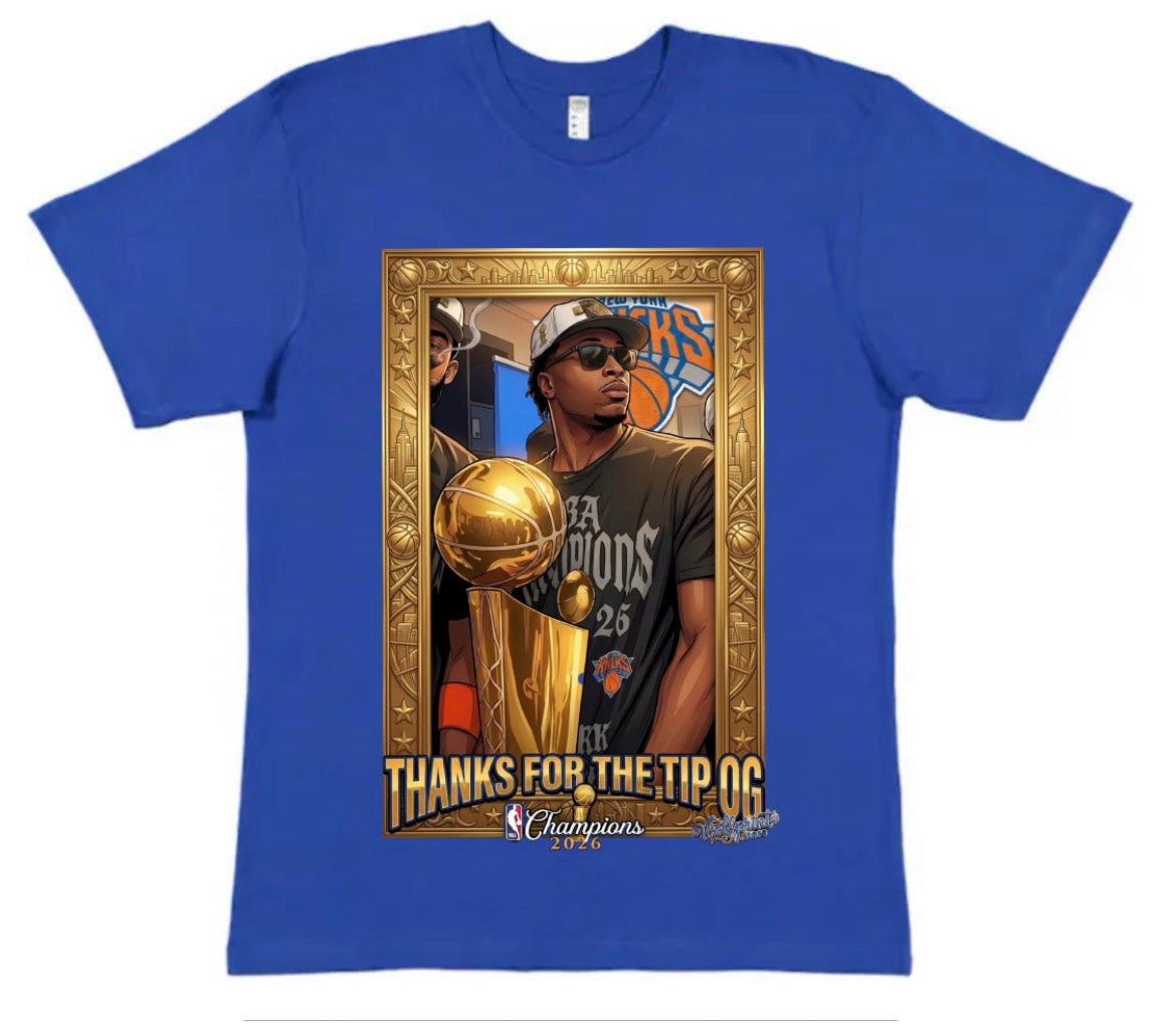 THANKYOU OG KNICKS CHAMPIONSHIP TSHIRT