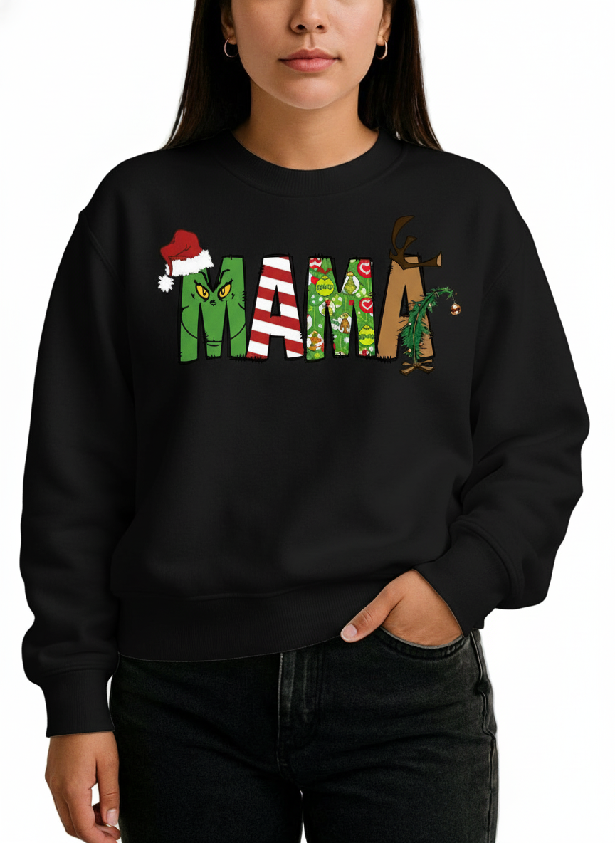 GRINCHY MAMA SWEATSHIRT