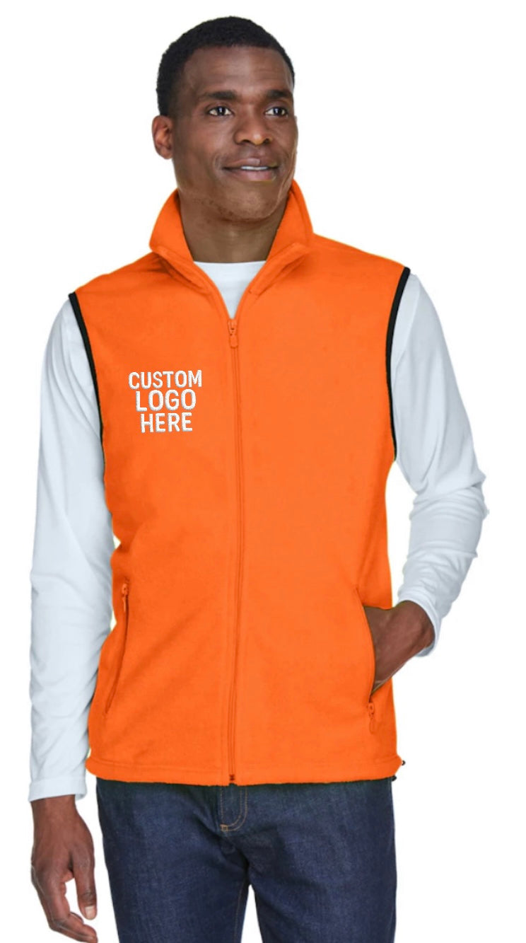 CUSTOM EMBROIDERED FLEECE VEST