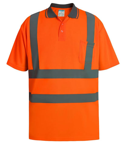 HIGH VISIBILITY SAFETY POLO SHIRT