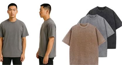 3PACK ACID WASH TSHIRTS