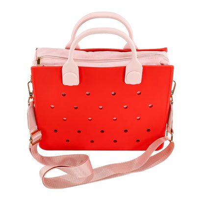 Waterproof Charm Holder Women's Tote Bag With Shoulder Strap