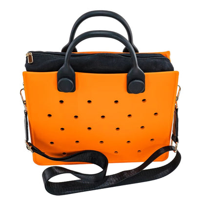 Waterproof Charm Holder Women's Tote Bag With Shoulder Strap