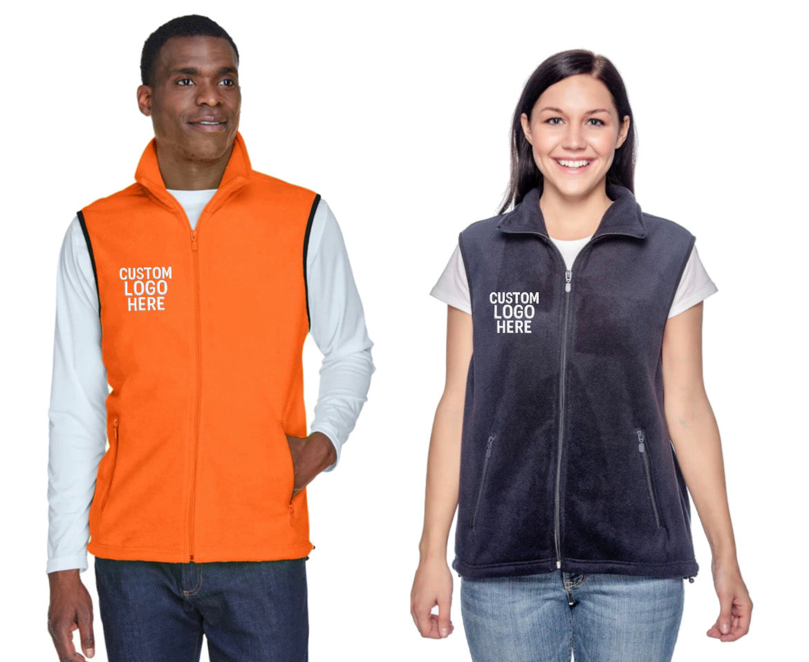 CUSTOM EMBROIDERED FLEECE VEST