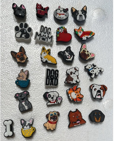 ASSORTED DOG SHOE CHARMS