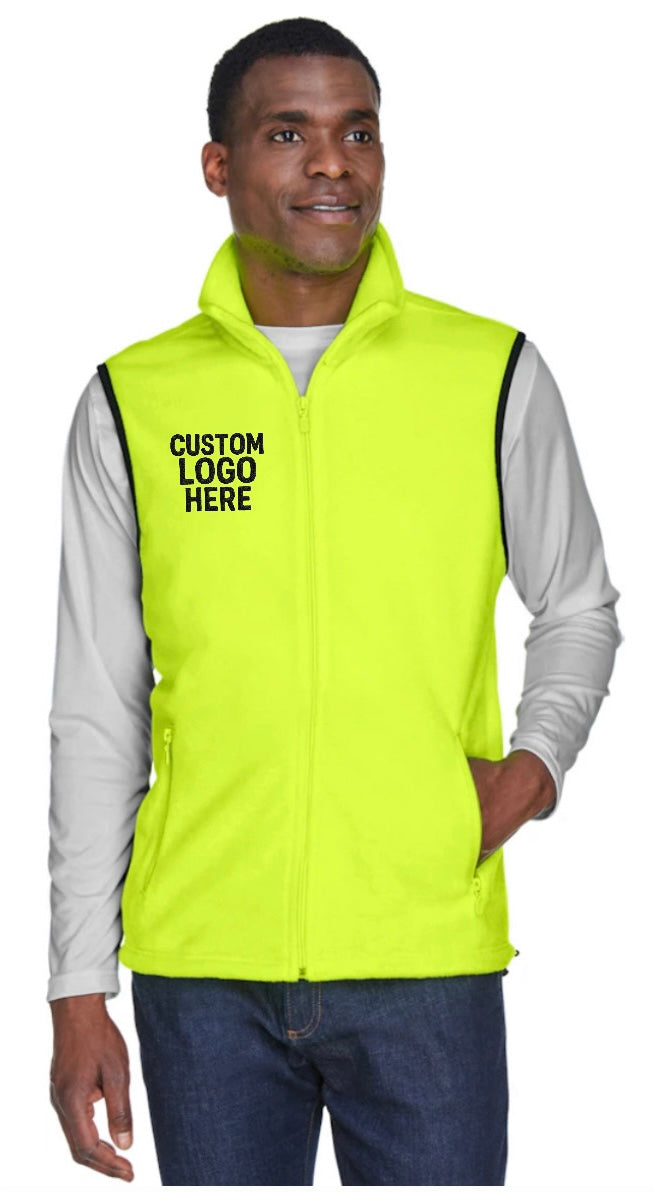 CUSTOM EMBROIDERED FLEECE VEST