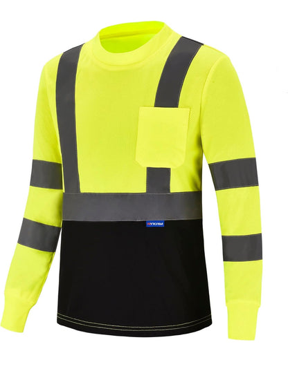 HIGH VISIBILITY REFLECTIVE LONG SLEEVE TSHIRT
