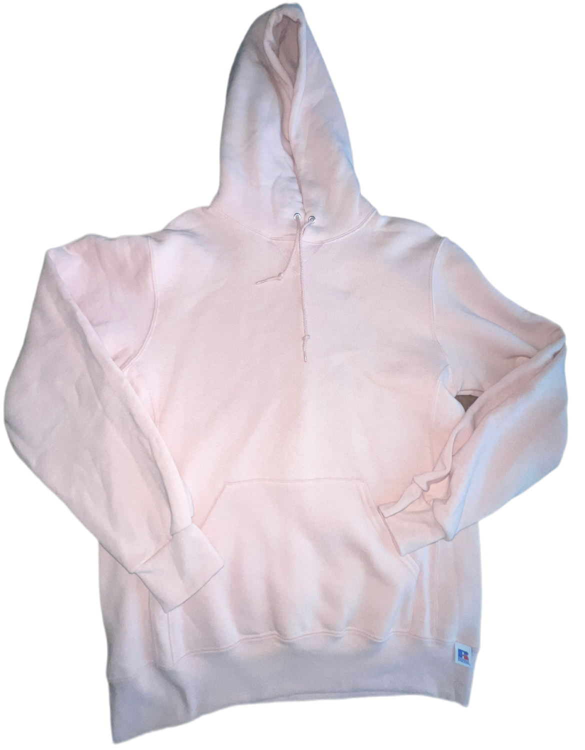 RUSSELL ATHLETICS SOFT PINK HOODIE M UNI
