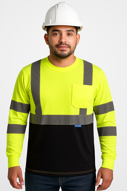 HIGH VISIBILITY REFLECTIVE LONG SLEEVE TSHIRT