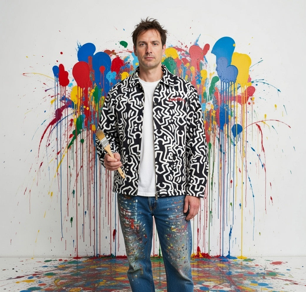 KEITH HARING PAINTERS JACKET M