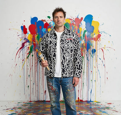 KEITH HARING PAINTERS JACKET M