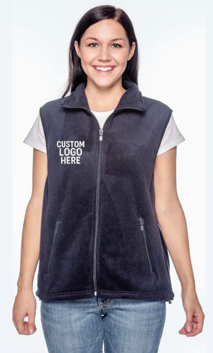 CUSTOM EMBROIDERED FLEECE VEST
