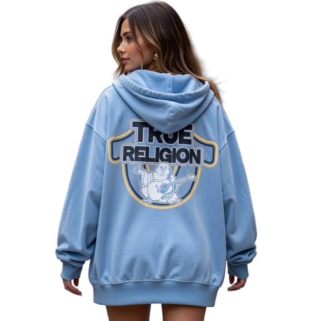 TRUE RELIGION ZIP HOODIE M UNI