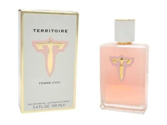B&D Diamond O Fragrances Territiore Femme Chic Women's Eau De Parfum 3.4 Fl Oz