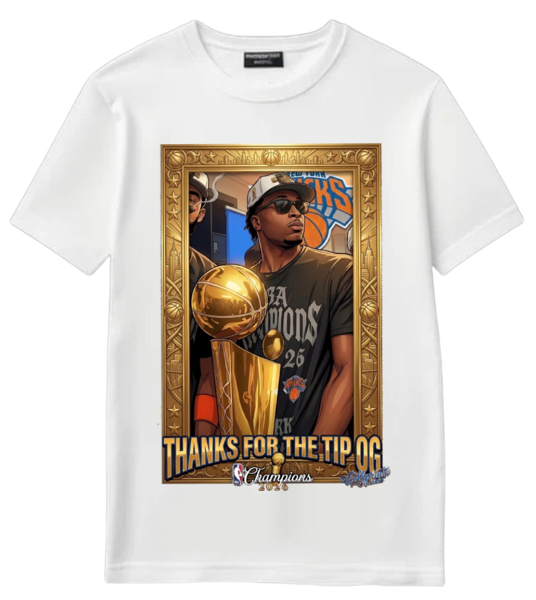 THANKYOU OG KNICKS CHAMPIONSHIP TSHIRT