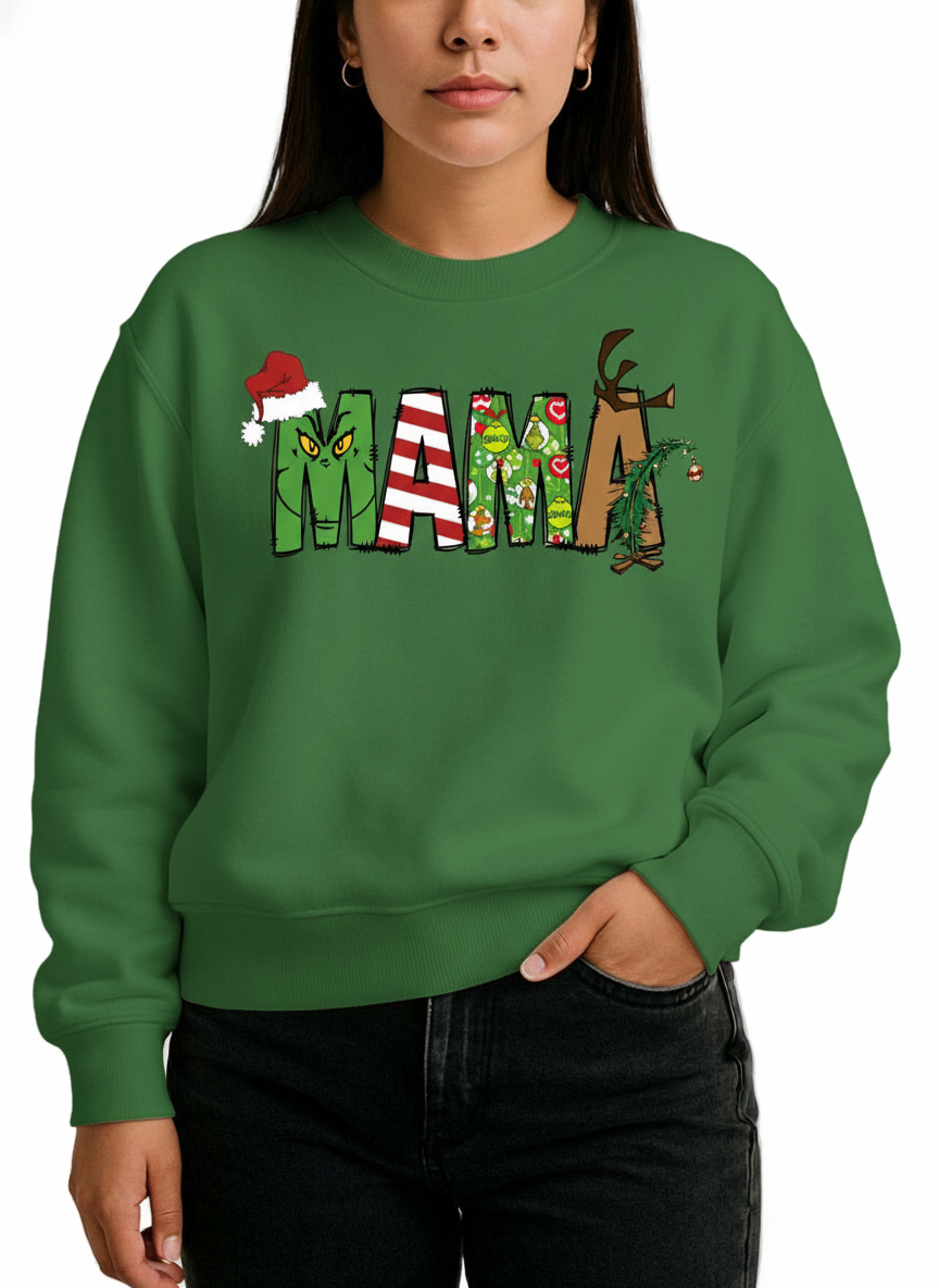 GRINCHY MAMA SWEATSHIRT