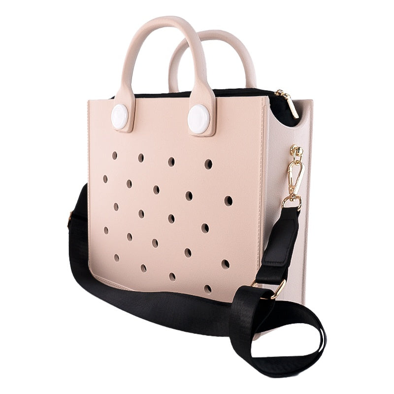 Waterproof Charm Holder Women's Tote Bag With Shoulder Strap