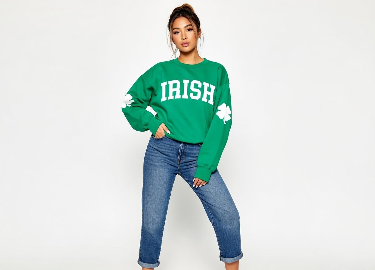 LUCK OF THE IRISH CREWNECK SWEATSHIRT