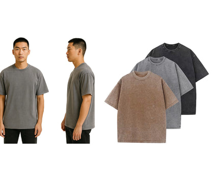 3PACK ACID WASH TSHIRTS